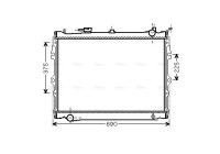 Radiateur, refroidissement du moteur 27002191 International Radiators