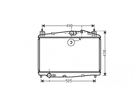 Radiateur, refroidissement du moteur 27002229 International Radiators