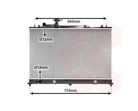Radiateur, refroidissement du moteur 27002255 International Radiators