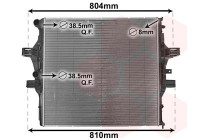 Radiateur, refroidissement du moteur 28002125 International Radiators