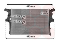 Radiateur, refroidissement du moteur 28002126 International Radiators