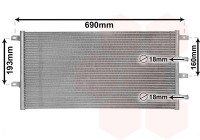 Radiateur, refroidissement du moteur 28002131 International Radiators