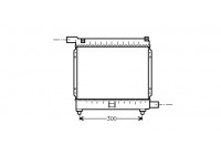 Radiateur, refroidissement du moteur 30002039 International Radiators