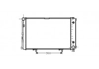 Radiateur, refroidissement du moteur 30002061 International Radiators