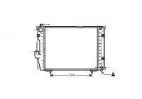 Radiateur, refroidissement du moteur 30002069 International Radiators
