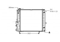 Radiateur, refroidissement du moteur 30002086 International Radiators