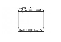Radiateur, refroidissement du moteur 30002127 International Radiators