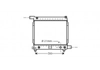 Radiateur, refroidissement du moteur 30002137 International Radiators