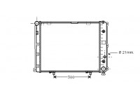 Radiateur, refroidissement du moteur 30002148 International Radiators
