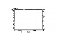 Radiateur, refroidissement du moteur 30002154 International Radiators