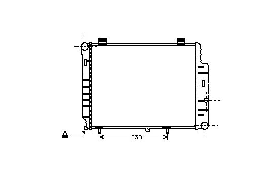 Radiateur, refroidissement du moteur 30002155 International Radiators