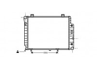Radiateur, refroidissement du moteur 30002156 International Radiators