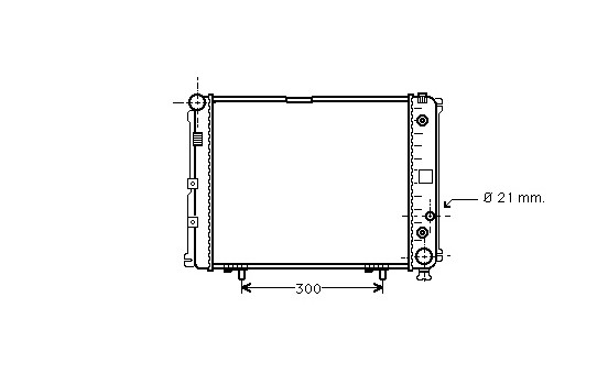 Radiateur, refroidissement du moteur 30002162 International Radiators