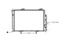Radiateur, refroidissement du moteur 30002174 International Radiators