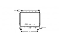 Radiateur, refroidissement du moteur 30002179 International Radiators