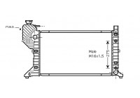 Radiateur, refroidissement du moteur 30002182 International Radiators