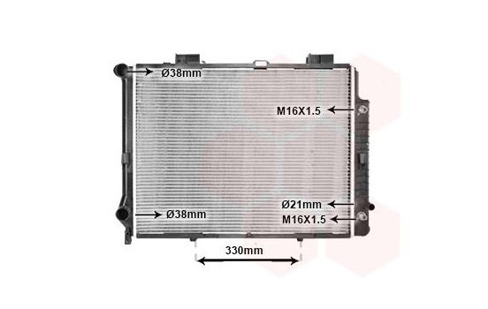 Radiateur, refroidissement du moteur 30002190 International Radiators, Image 2