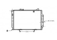 Radiateur, refroidissement du moteur 30002203 International Radiators