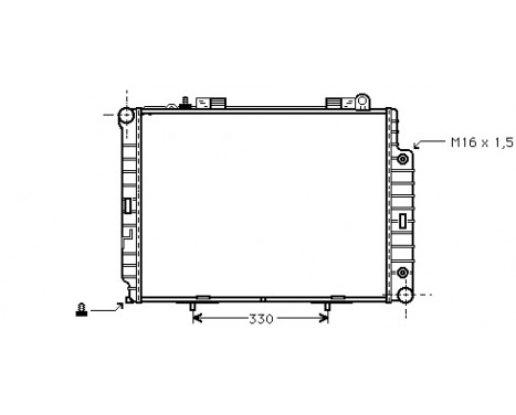 Radiateur, refroidissement du moteur 30002209 International Radiators