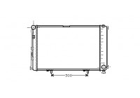 Radiateur, refroidissement du moteur 30002211 International Radiators