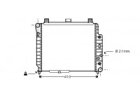 Radiateur, refroidissement du moteur 30002238 International Radiators