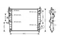 Radiateur, refroidissement du moteur 30002271 International Radiators