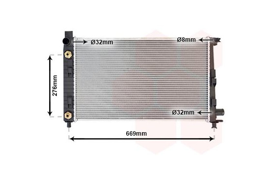 Radiateur, refroidissement du moteur 30002282 International Radiators, Image 2