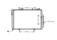 Radiateur, refroidissement du moteur 30002337 International Radiators