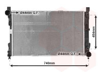 Radiateur, refroidissement du moteur 30002339 International Radiators