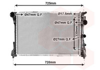 Radiateur, refroidissement du moteur 30002575 International Radiators