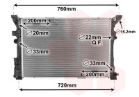 Radiateur, refroidissement du moteur 30002653 International Radiators