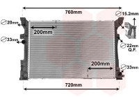 Radiateur, refroidissement du moteur 30002654 International Radiators