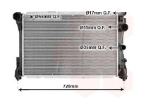 Radiateur, refroidissement du moteur 30002693 International Radiators