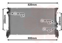 Radiateur, refroidissement du moteur 30012710 International Radiators
