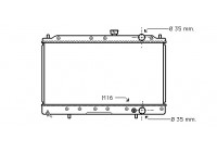 Radiateur, refroidissement du moteur 32002018 International Radiators