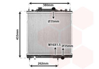 Radiateur, refroidissement du moteur 32002036 International Radiators