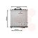 Radiateur, refroidissement du moteur 32002036 International Radiators