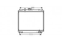 Radiateur, refroidissement du moteur 32002109 International Radiators