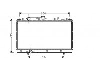Radiateur, refroidissement du moteur 32002113 International Radiators