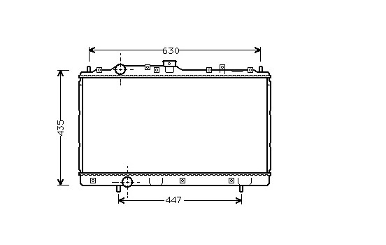 Radiateur, refroidissement du moteur 32002113 International Radiators