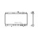 Radiateur, refroidissement du moteur 32002117 International Radiators