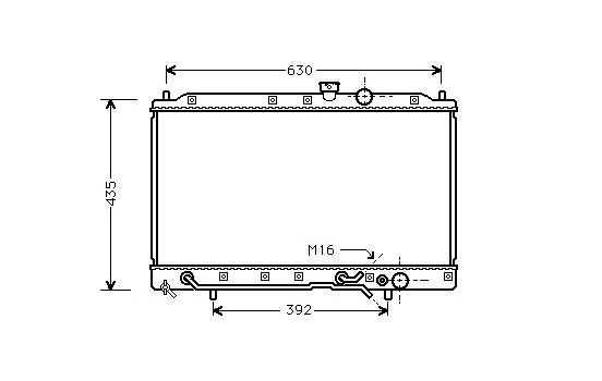 Radiateur, refroidissement du moteur 32002148 International Radiators