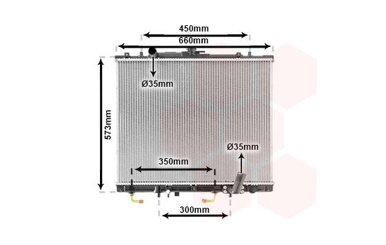 Radiateur, refroidissement du moteur 32002156 International Radiators, Image 2