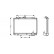 Radiateur, refroidissement du moteur 32002161 International Radiators