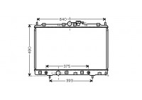 Radiateur, refroidissement du moteur 32002200 International Radiators