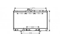 Radiateur, refroidissement du moteur 32002214 International Radiators