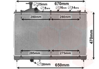Radiateur, refroidissement du moteur 32002262 International Radiators