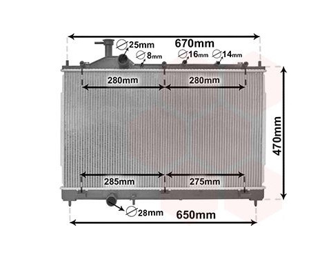 Radiateur, refroidissement du moteur 32002262 International Radiators