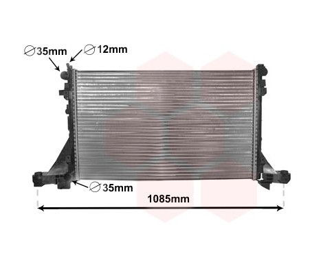 Radiateur, refroidissement du moteur 33002381 International Radiators