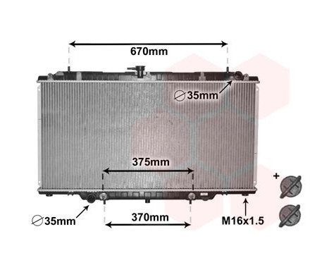 Radiateur, refroidissement du moteur 33002393 International Radiators Plus